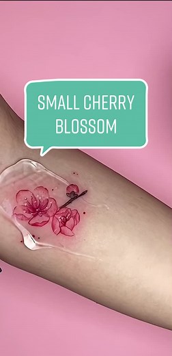 Small Cherry Blossom Tattoo Ideas: Delicate Floral Designs