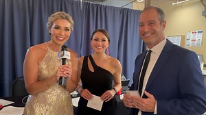2.1K views · 50 reactions | WFMZ's Eve Russo checks in with Melanie Falcon and Jim Vaughn at the 2023 Freddy Awards before presenting the outstanding performance by an actress and actor in a leading role. Awards and performances from the show can be viewed at https://www.wfmz.com/freddyawards | WFMZ | Facebook