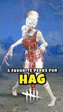 5 FAVORITE Perks for HAG in DBD 😛 #dbd #deadbydaylight
