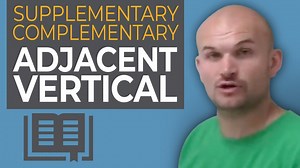 Determine the relationship between two angles
