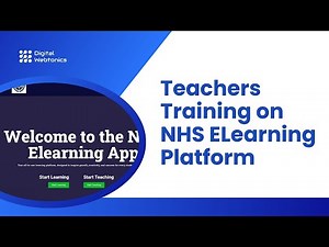 Part 1 - Navigating the NHS eLearning Platform: A Comprehensive Guide for Teachers