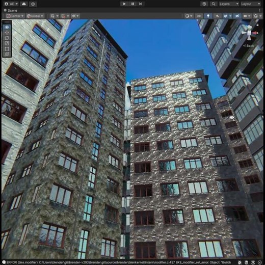 Make Buildings in 3 Clicks #unity #blender