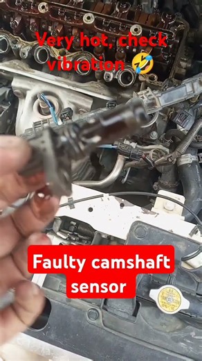 faulty camshaft position sensor, starting issues solved #autoelectrician #autorepair #camshaftsensor