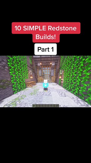 Simple Redstone Builds in Minecraft Tutorial