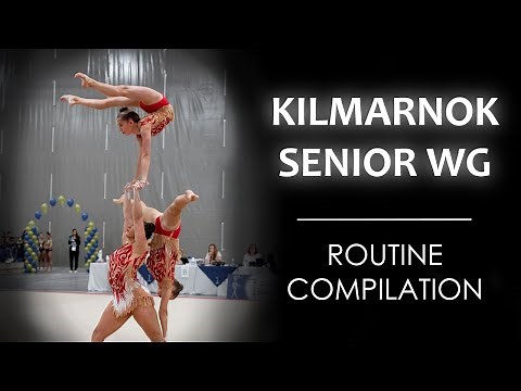 ACRO GYMNASTICS - Kilmarnock Senior Trio - Routine Compilation
