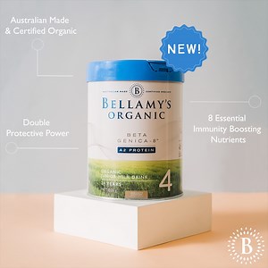 3 comments | As your child continues to grow and develop, Beta Genica-8 Step 4 provides key essential nutrients to support their active lifestyles.  The Double Protection Power equips your child with Wellmune Beta Glucan and 8 immunity-boosting nutrients, helping their immune system fight germs and viruses found at kindergarten. Learn more about our newly launched Beta Genica-8 Step 4 at https://bit.ly/BETA-GENICA-8-STEP-4!  | Bellamy's Organic | Facebook