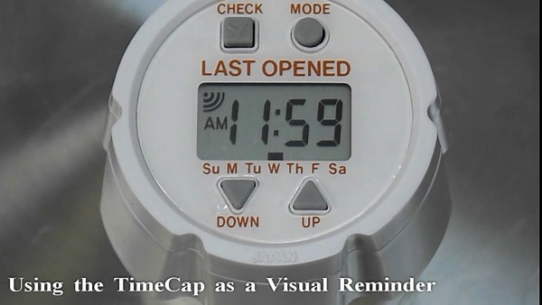 TimeCap & Bottle Last Opened Time Stamp with Reminder