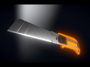 Box Cutter 3d Modeling - Blender Time Lapse Video