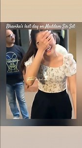 Bhavika's last day on Maddam Sir set 🥺 l Gulcika bond l Nautanki 😂 #bhavikasharma #gulki_joshi #old