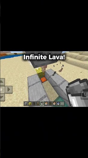 How to make INFINITE Lava in Minecraft Bedrock 1.21