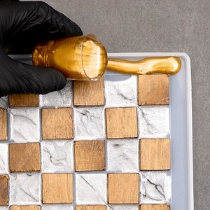 4.6K views · 51 reactions | Chess Board Made From Epoxy | Crafty Panda How | Facebook