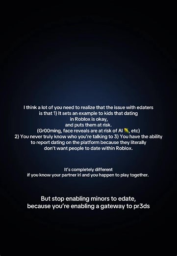 Replying to @Chris⁷ fyi im not specifically referring to the ppl in the video, but more as a whole to editing since i see ppl defending it. #roblox #schlep #edating #mm2 #fyp