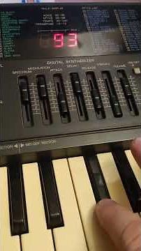 Yamaha portasound pss-380 fm synthesizer 2-op demo SPB 2024 test