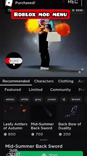 I just unlocked EVERYTHING in the Roblox shop 💰💥 #shorts #roblox #mm2 #duet #robloxedit