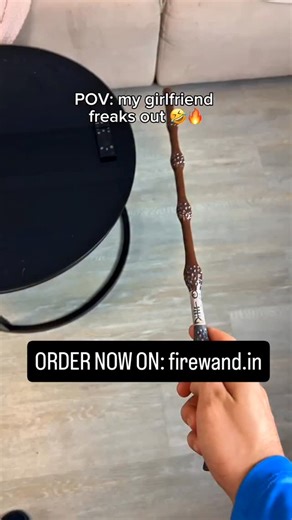 Firewand.in on Instagram: "Incendio! 🔥 The Firewand brings real magic to life – yes, it shoots REAL fire. {Firewand, Harry Potter wand, real fire wand, magic wand, wizard wand, incendio spell, perfect gift, cosplay wand}"