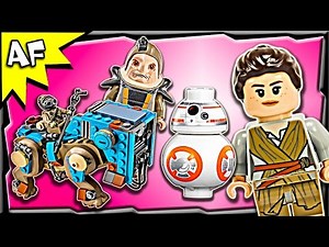 Lego Star Wars Encounter on JAKKU 75148 Stop Motion Build Review