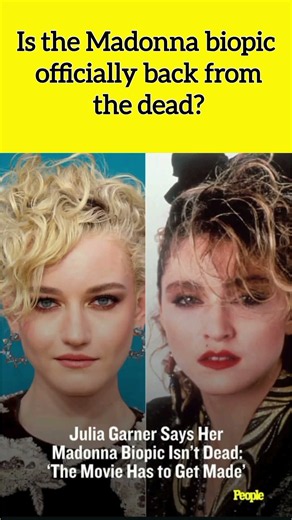 Julia Garner Speaks Out: Is The Madonna Biopic STILL Happening?!#JuliaGarner #Madonna #Biopic