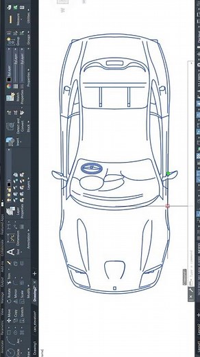 ##autocad Dynamic Car Block Design in AutoCAD