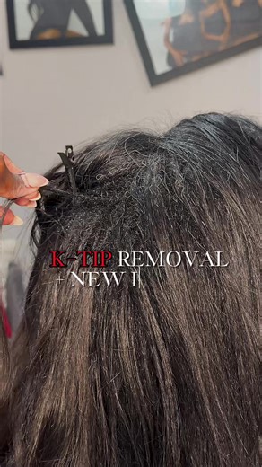 K-Tip removal & new install says it all.✨ My client is in love with her K-Tips and for good reason. The flexibility, the movement, and the ability to switch up styles while keeping her natural hair protected is what makes this method a favorite. Same luxury feel, refreshed install. Are you next?! 👀 #ktips #ktipextensions #atlantaktips #ktipsatlanta #ktiphairextensions