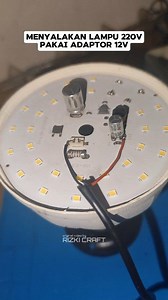 199K views · 1.4K reactions | Turning on a 220V lamp using a 12V power supply #tutorial #idea #fblifestyle | Rizki Craft | Facebook