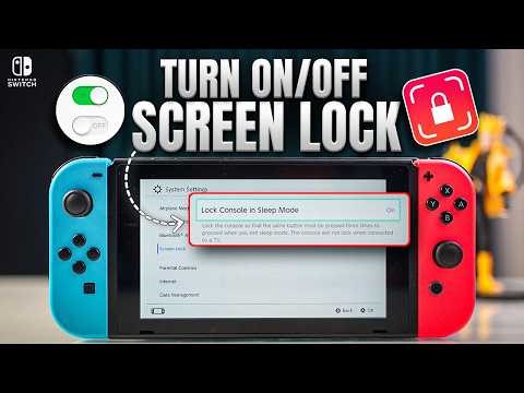How to Turn On/Off Screen Lock on Nintendo Switch