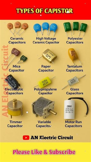 Types of Capicitor| Capistar| #circuit #electricalcircuit #viral #circuitdiagram #electrician
