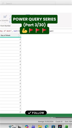 Power Query for Excel: Add Date Parts with One Click