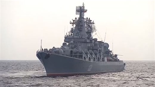 Moskva, sunk off Ukraine, served in wars hot and cold for 40 years