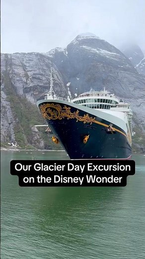 Our Glacier Day Excursion on the Disney Wonder ❄️🏔️ #travel #cruise #alaska