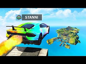 mit YOUTUBER AUTOS über GANZE MAP SPRINGEN in GTA 5 (Rekord)