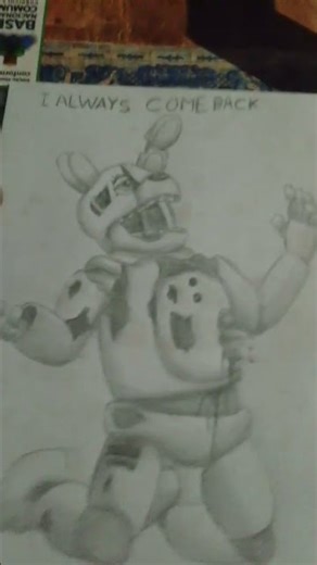 desenhei a springlocks failure #fivenightsatfreddys #springtrap #drawing