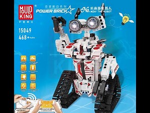 Mould King 15049 Building Instructions, PDF Manual free download, Miky The Robot with 468 pieces.