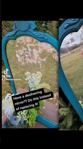 Easy fix to a desilvering mirror, dont replace IT... EBRACE IT!!