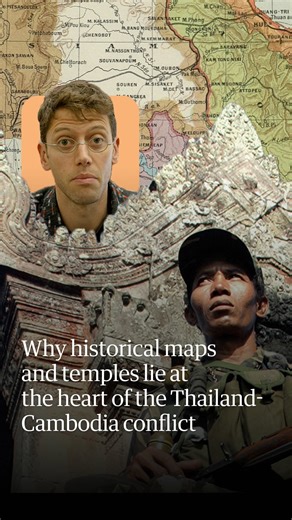 The Guardian on Instagram: "Thailand and Cambodia have been locked in a border dispute for more than a century, which exploded again in the summer of 2025. Peace efforts have had mixed results and fighting continues. A historical dispute over lines drawn on colonial maps is often used as a pretext for simmering nationalism. The two countries have had what one historian called a “sibling rivalry” for decades, fanned by competing claims to the region’s rich cultural heritage, including ancient tem