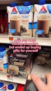 It's called self-care 😌 Atkins makes it easy to keep yourself on track with low-carb, high-protein items that are easy to reach for during a busy holiday season | Atkins