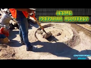 Ep 1 | Forma de Preparar Mortero | Para Repellado o Revoque serroteado | CONSTRUCCIONES IDEALES