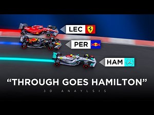Through goes HAMILTON! - Silverstone 2022 Battle | 3D Analysis