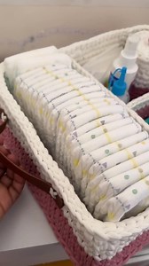 Crochet Diaper Caddy Pattern PDF: Nursery Organizer With Dividers - Etsy