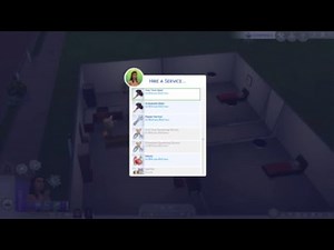 How to hire a service on the Sims 4 full time maid 2022 update