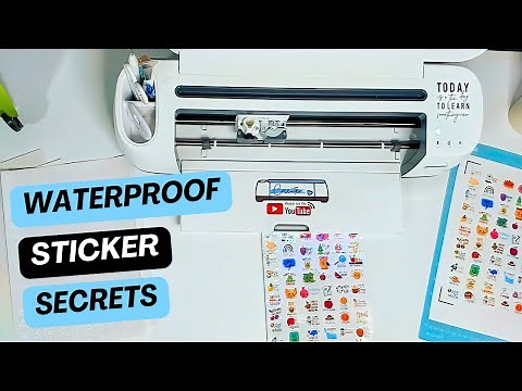 🎨 How to Make Waterproof Stickers with Cricut | Easy Laminate Film Tutorial