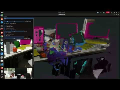 Near Real-Time 3D Mapping and Semantic Segmentation