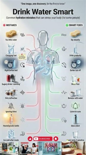 💧 You can be “hydrating”… and still doing it in a way that may stress your body.