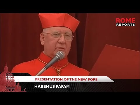 Habemus Papam: When Cardinal Medina introduced the new Pope
