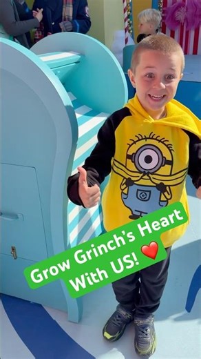 Grow Grinch’s heart with us at the Universal Studios Hollywood #universalstudioshollywood #grinchmas