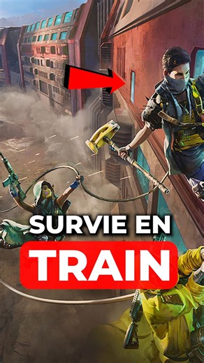 Ce jeu MULTI où vous devez braquer des trains géants en mouvement pour survivre !