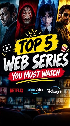 🔥 5 Web Series You NEED to Watch! 🎬👀