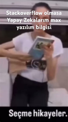 Stackoverflow dededir artık #yazılım #yapayzeka #software #shorts #shortvideo #shortvideos #keşfet