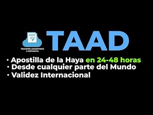 APOSTILLA DE LA HAYA ONLINE ARGENTINA