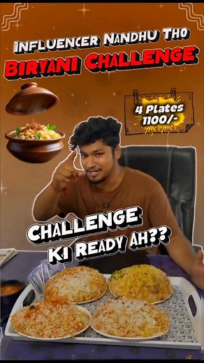 Food Challenge with Influencer ❤️ . Follow & Support @spicybutstylish for more videos🙌🏻 . . #foodchallenge #foodie #foodies #foodstagram #foodporn #foodlover #challenge #biryani #instamood #instareels #explore #viralvideos #explorepage✨ #insights #trending #village #spicybutstylish | Spicybutstylish