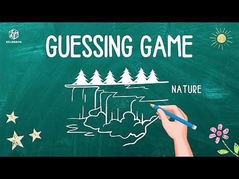 Nature Guessing Game for ESL Classroom | Fun ESL Vocabulary Activities & English Learning Games